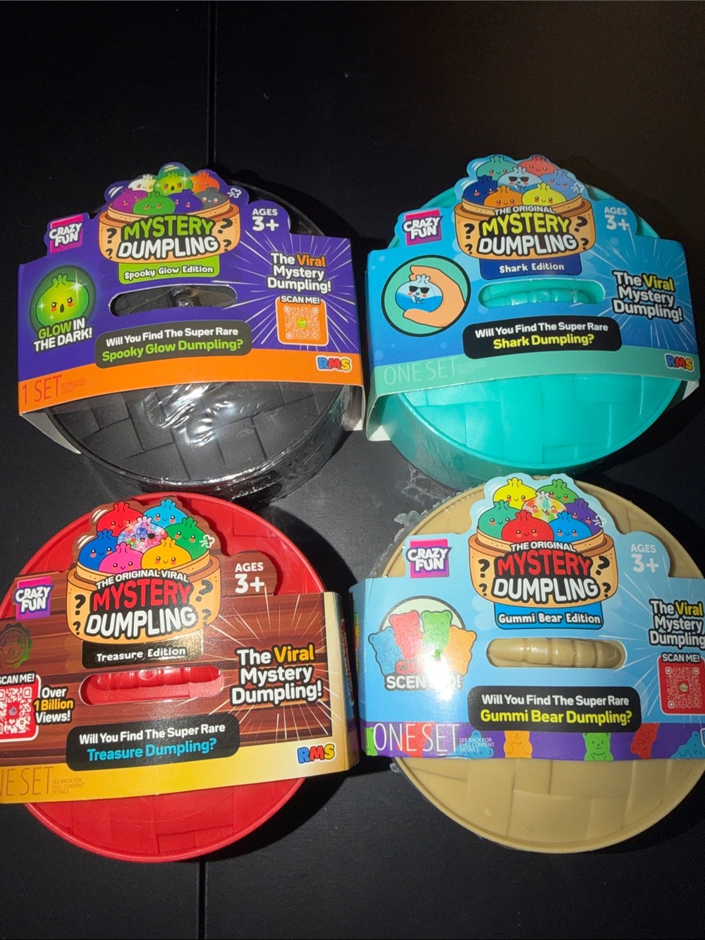 RMS Mystery Dumplings Bundle – Spooky Glow, Shark, Treasure & Gummi Bear